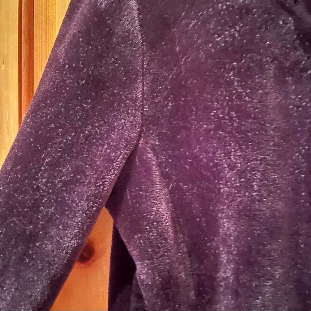 Luxe purple fleece Heatkeep zip jacket - Picture 4 of 6